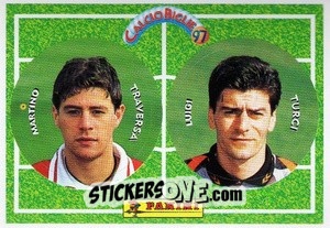 Cromo Traversa / Turci - Calcio Biglie 1997 n. 112 - Panini