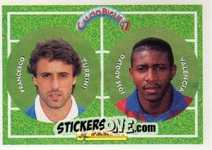 Sticker Turrini / Valencia - Calcio Biglie 1997 n. 113 - Panini