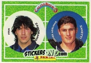Sticker Zamoramo / Zanetti - Calcio Biglie 1997 n. 118 - Panini
