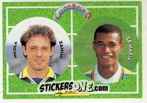 Figurina Zanini / Ze'maria - Calcio Biglie 1997 n. 119 - Panini