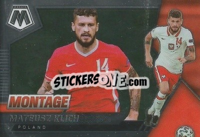 Sticker Mateusz Klich - Road to FIFA World Cup Qatar 2022 Mosaic n. 12mon - Panini