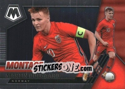 Sticker Martin Odegaard - Road to FIFA World Cup Qatar 2022 Mosaic n. 16mon - Panini