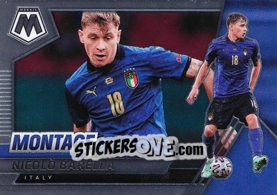 Sticker Nicolo Barella - Road to FIFA World Cup Qatar 2022 Mosaic n. 24mon - Panini
