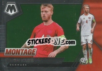 Sticker Simon Kjaer - Road to FIFA World Cup Qatar 2022 Mosaic n. 25mon - Panini