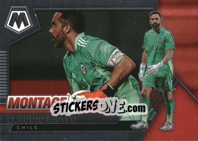 Sticker Claudio Bravo - Road to FIFA World Cup Qatar 2022 Mosaic n. 26mon - Panini