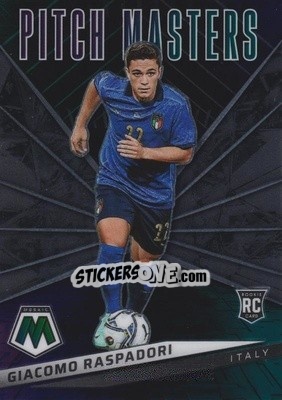 Cromo Giacomo Raspadori - Road to FIFA World Cup Qatar 2022 Mosaic n. 20pm - Panini