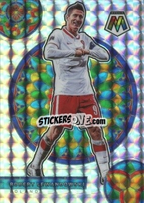 Sticker Robert Lewandowski - Road to FIFA World Cup Qatar 2022 Mosaic n. 9sg - Panini