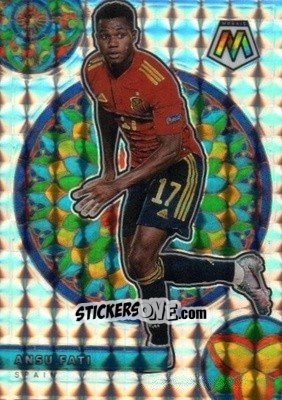 Sticker Ansu Fati - Road to FIFA World Cup Qatar 2022 Mosaic n. 32sg - Panini