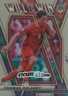 Sticker Thomas Delaney - Road to FIFA World Cup Qatar 2022 Mosaic n. 7w - Panini
