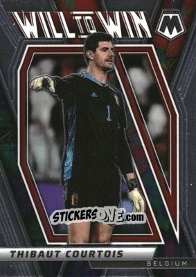 Sticker Thibaut Courtois - Road to FIFA World Cup Qatar 2022 Mosaic n. 9w - Panini