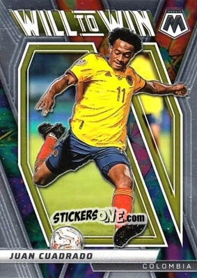 Sticker Juan Cuadrado - Road to FIFA World Cup Qatar 2022 Mosaic n. 10w - Panini
