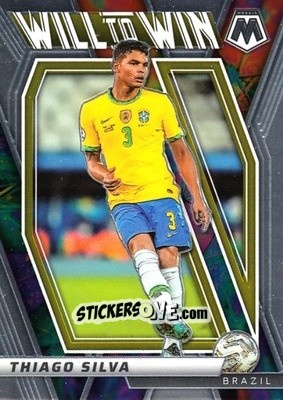 Sticker Thiago Silva - Road to FIFA World Cup Qatar 2022 Mosaic n. 15w - Panini