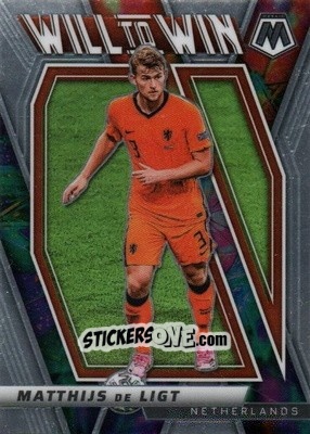 Sticker Matthijs de Ligt - Road to FIFA World Cup Qatar 2022 Mosaic n. 18w - Panini