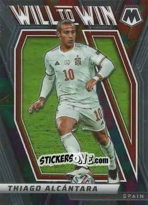 Sticker Thiago Alcantara - Road to FIFA World Cup Qatar 2022 Mosaic n. 20w - Panini