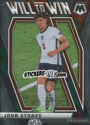 Sticker John Stones - Road to FIFA World Cup Qatar 2022 Mosaic n. 21w - Panini