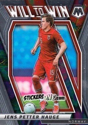 Sticker Jens Petter Hauge - Road to FIFA World Cup Qatar 2022 Mosaic n. 24w - Panini