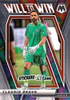 Sticker Claudio Bravo - Road to FIFA World Cup Qatar 2022 Mosaic n. 28w - Panini