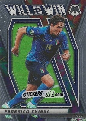 Sticker Federico Chiesa - Road to FIFA World Cup Qatar 2022 Mosaic n. 29w - Panini