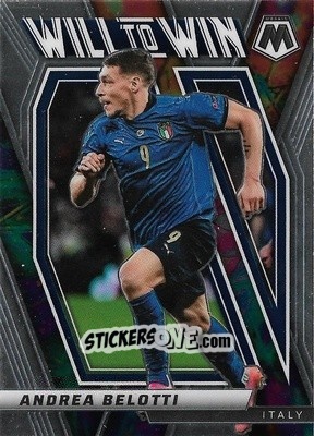 Sticker Andrea Belotti - Road to FIFA World Cup Qatar 2022 Mosaic n. 32w - Panini