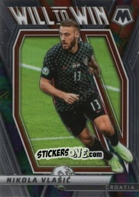 Sticker Nikola Vlasic - Road to FIFA World Cup Qatar 2022 Mosaic n. 33w - Panini