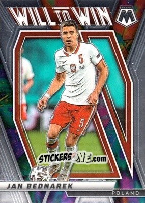 Sticker Jan Bednarek - Road to FIFA World Cup Qatar 2022 Mosaic n. 34w - Panini