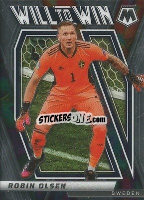 Sticker Robin Olsen - Road to FIFA World Cup Qatar 2022 Mosaic n. 40w - Panini