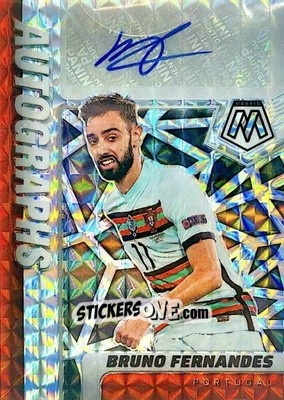 Sticker Bruno Fernandes - Road to FIFA World Cup Qatar 2022 Mosaic n. A-BF - Panini