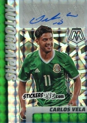 Sticker Carlos Vela - Road to FIFA World Cup Qatar 2022 Mosaic n. A-CVE - Panini