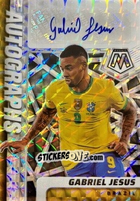 Sticker Gabriel Jesus - Road to FIFA World Cup Qatar 2022 Mosaic n. A-GJ - Panini