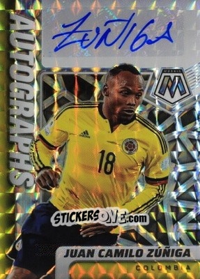Sticker Juan Camilo Zuniga - Road to FIFA World Cup Qatar 2022 Mosaic n. A-JCZ - Panini
