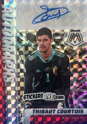 Sticker Thibaut Courtois - Road to FIFA World Cup Qatar 2022 Mosaic n. A-TC - Panini