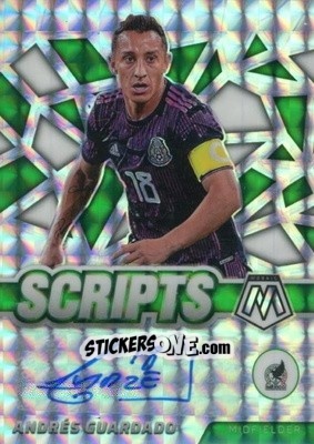 Sticker Andres Guardado - Road to FIFA World Cup Qatar 2022 Mosaic n. S-AGU - Panini