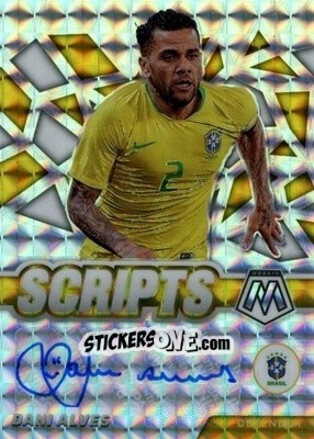 Sticker Dani Alves - Road to FIFA World Cup Qatar 2022 Mosaic n. S-ALV - Panini