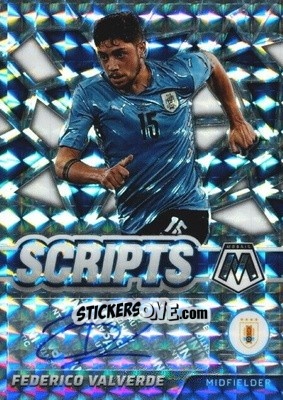 Sticker Federico Valverde - Road to FIFA World Cup Qatar 2022 Mosaic n. S-FV - Panini
