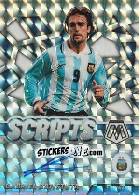 Sticker Gabriel Batistuta - Road to FIFA World Cup Qatar 2022 Mosaic n. S-GBA - Panini