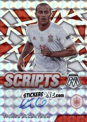 Sticker Thiago Alcantara - Road to FIFA World Cup Qatar 2022 Mosaic n. S-TA - Panini