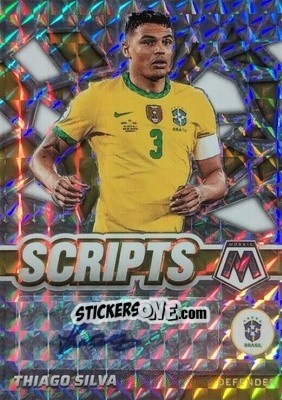 Sticker Thiago Silva - Road to FIFA World Cup Qatar 2022 Mosaic n. S-TS - Panini