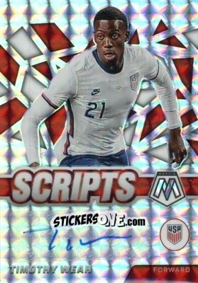 Sticker Timothy Weah - Road to FIFA World Cup Qatar 2022 Mosaic n. S-TWE - Panini
