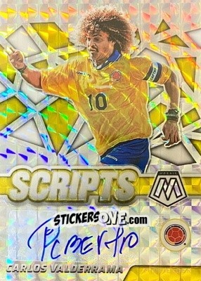 Sticker Carlos Valderrama - Road to FIFA World Cup Qatar 2022 Mosaic n. S-VAL - Panini