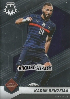 Sticker Karim Benzema - Road to FIFA World Cup Qatar 2022 Mosaic - Panini