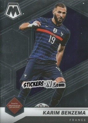 Sticker Karim Benzema - Road to FIFA World Cup Qatar 2022 Mosaic n. 2 - Panini
