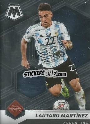 Sticker Lautaro Martinez - Road to FIFA World Cup Qatar 2022 Mosaic n. 16 - Panini