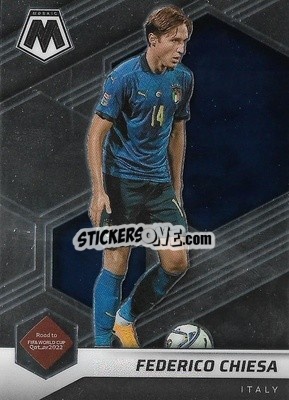 Sticker Federico Chiesa - Road to FIFA World Cup Qatar 2022 Mosaic n. 32 - Panini