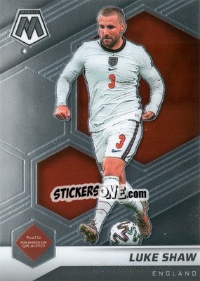 Sticker Luke Shaw - Road to FIFA World Cup Qatar 2022 Mosaic - Panini