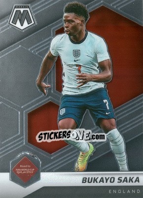 Sticker Bukayo Saka - Road to FIFA World Cup Qatar 2022 Mosaic n. 40 - Panini
