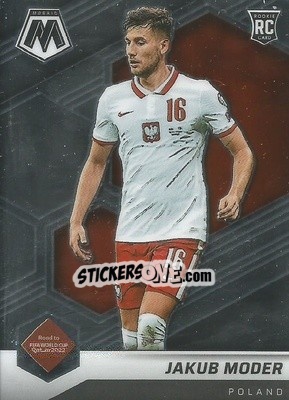 Sticker Jakub Moder - Road to FIFA World Cup Qatar 2022 Mosaic n. 48 - Panini