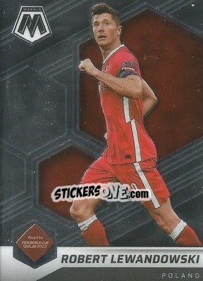 Figurina Robert Lewandowski - Road to FIFA World Cup Qatar 2022 Mosaic - Panini