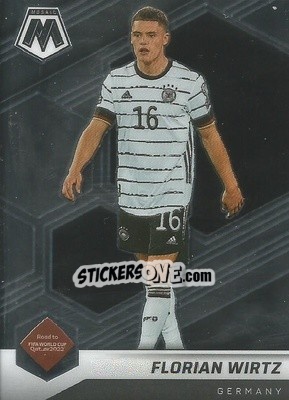 Sticker Florian Wirtz - Road to FIFA World Cup Qatar 2022 Mosaic n. 67 - Panini