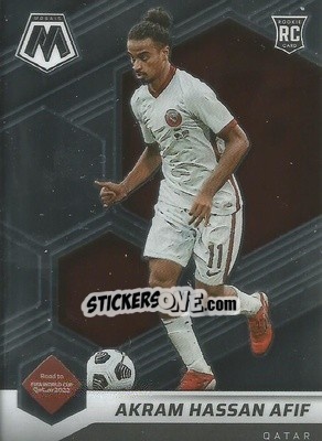 Sticker Akram Hassan Afif - Road to FIFA World Cup Qatar 2022 Mosaic n. 70 - Panini