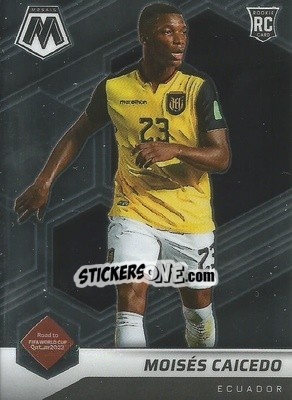 Sticker Moises Caicedo - Road to FIFA World Cup Qatar 2022 Mosaic n. 78 - Panini